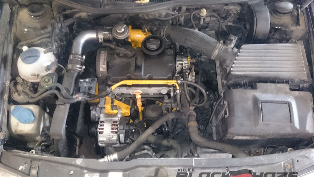 1.4L 3 cylindres AMF PD74 Swap Conversion in Mk4 Jetta