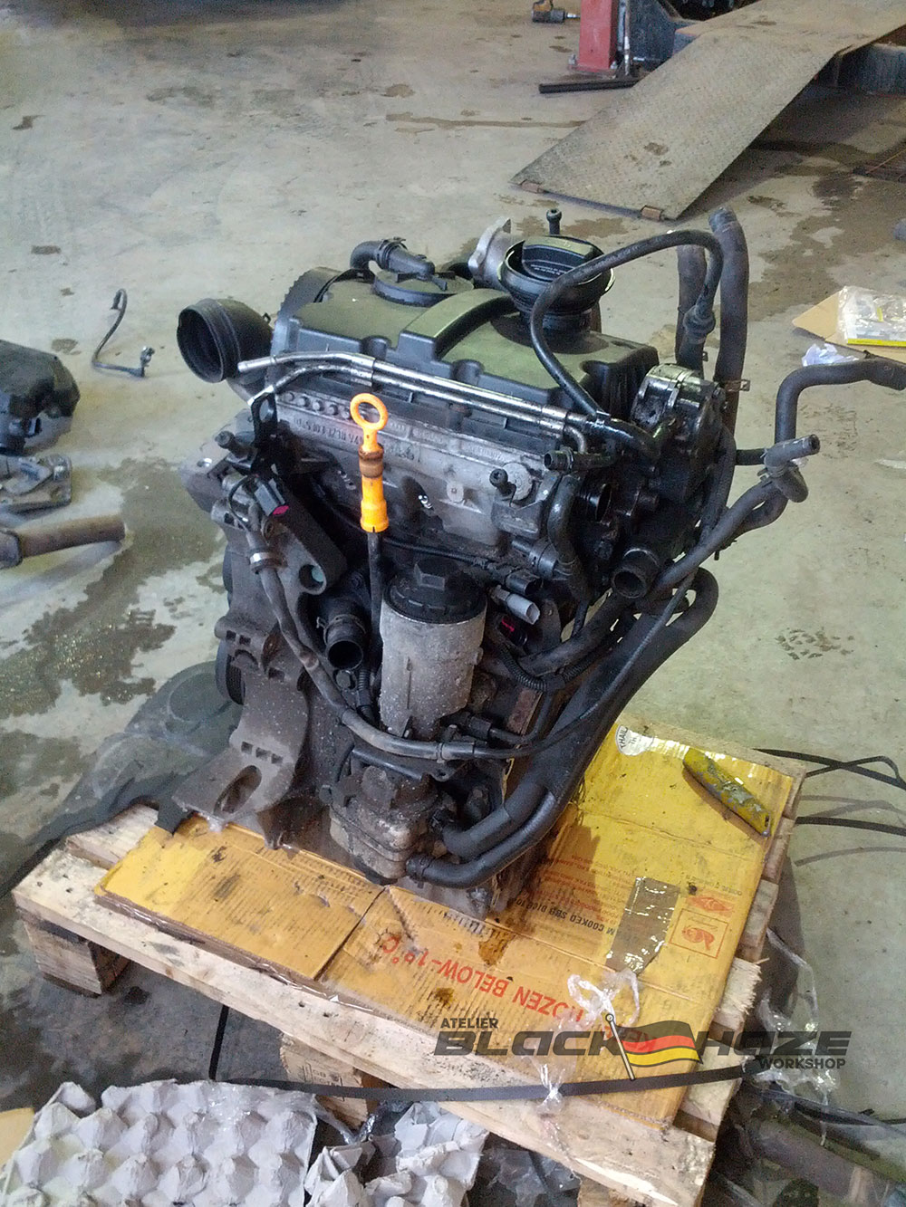 1.4L 3 cylindres AMF PD74 Swap Conversion in Mk4 Jetta